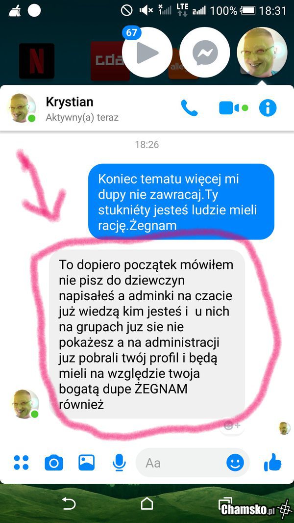 Zazdrosny Admin