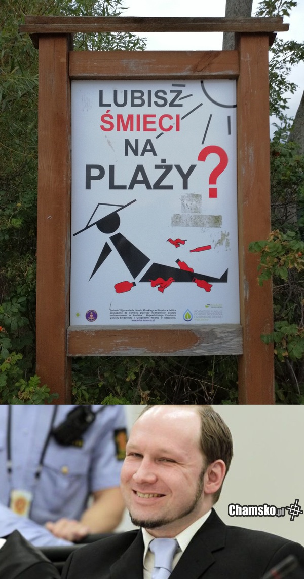 Ustronie Morskie też nie lubi śmieci na plaży