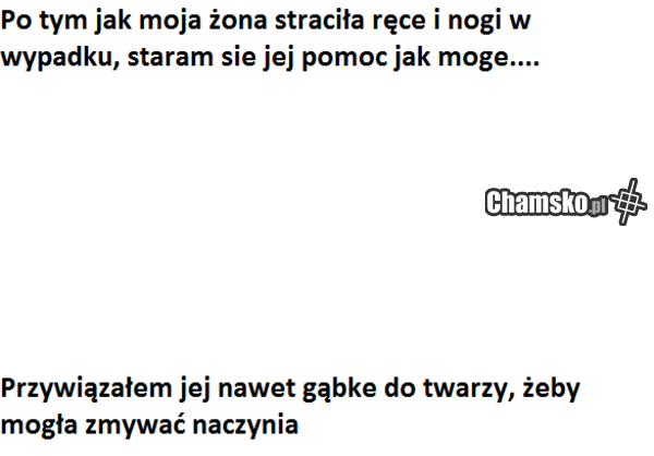 Żona po wypadku