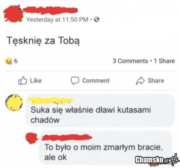 Trochę niezręcznie