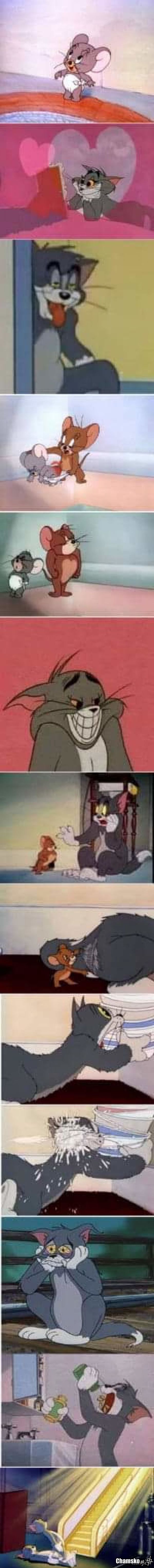 Tom się stoczyył