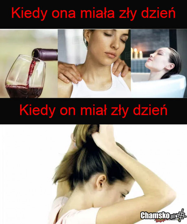 zły dzień
