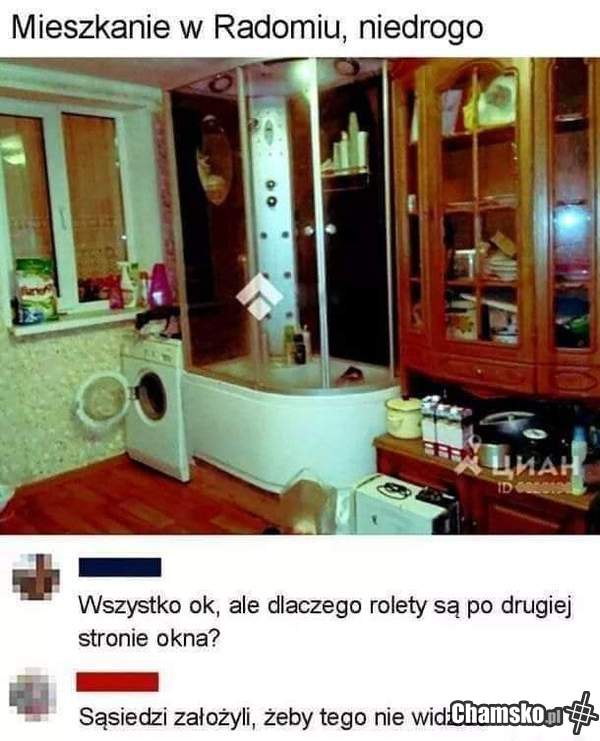 Rolety od sąsiadów