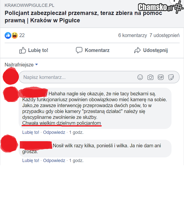 Chwała dzielnej Policji ;)