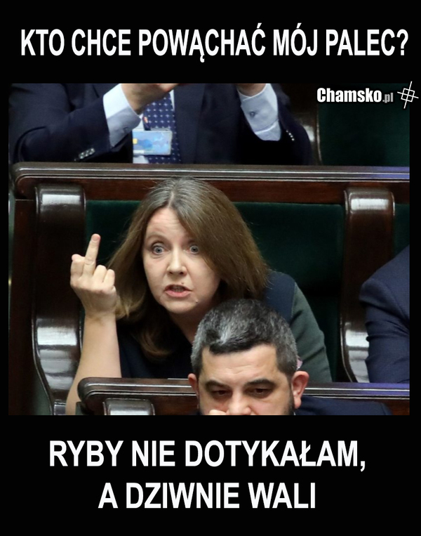 Ważny palec w Sejmie