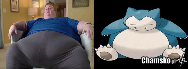 Człowiek Snorlax