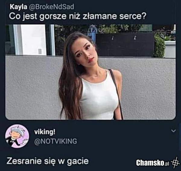 Złamanie sie na sranie