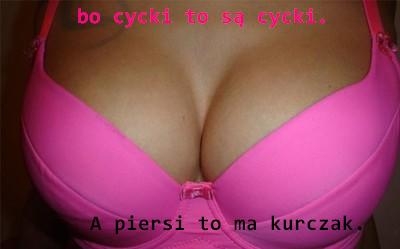 Bo cycki to s? cycki.