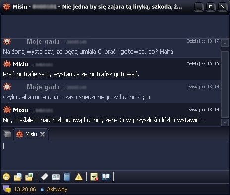 rozmowa z ch?opakiem