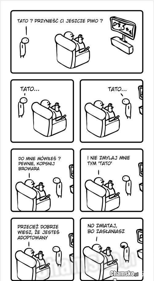 Tato, chcesz piwo?