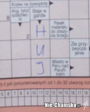 Staje w gardle