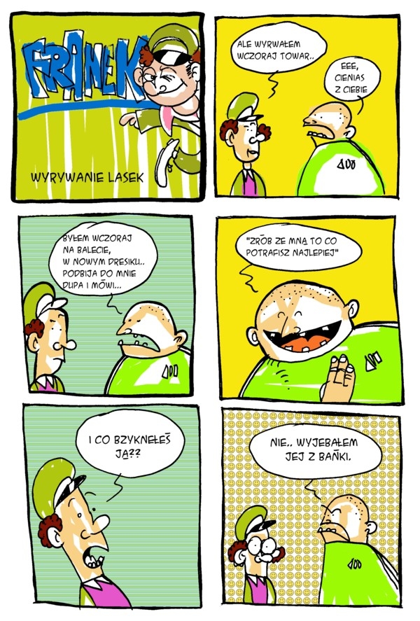 wyrywanie lasek
