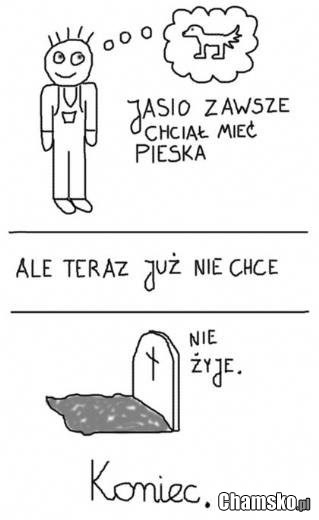 Jasio chcia? pieska