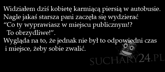 Odpowiedni czas i miejsce