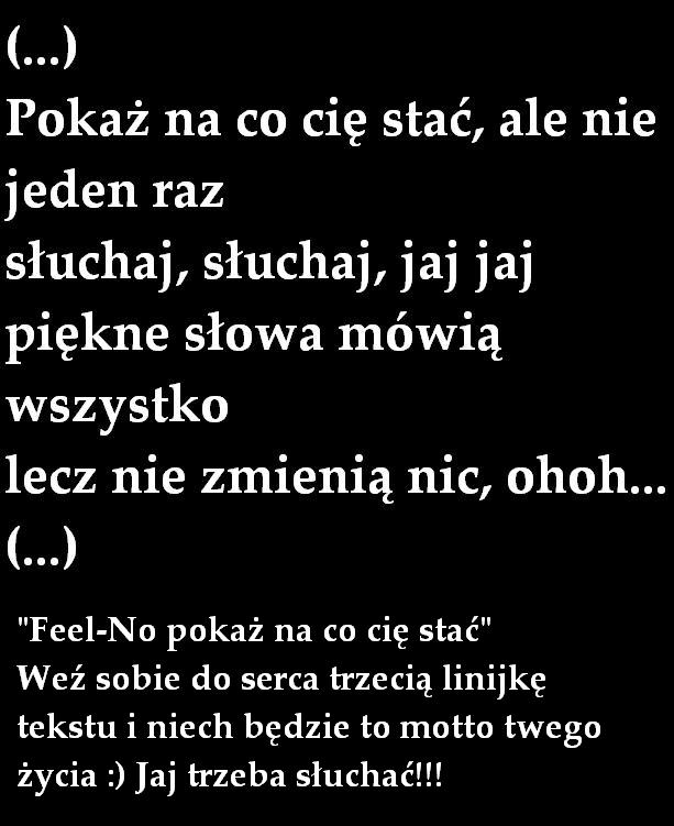 Refren dla facetów i nie tylko :)