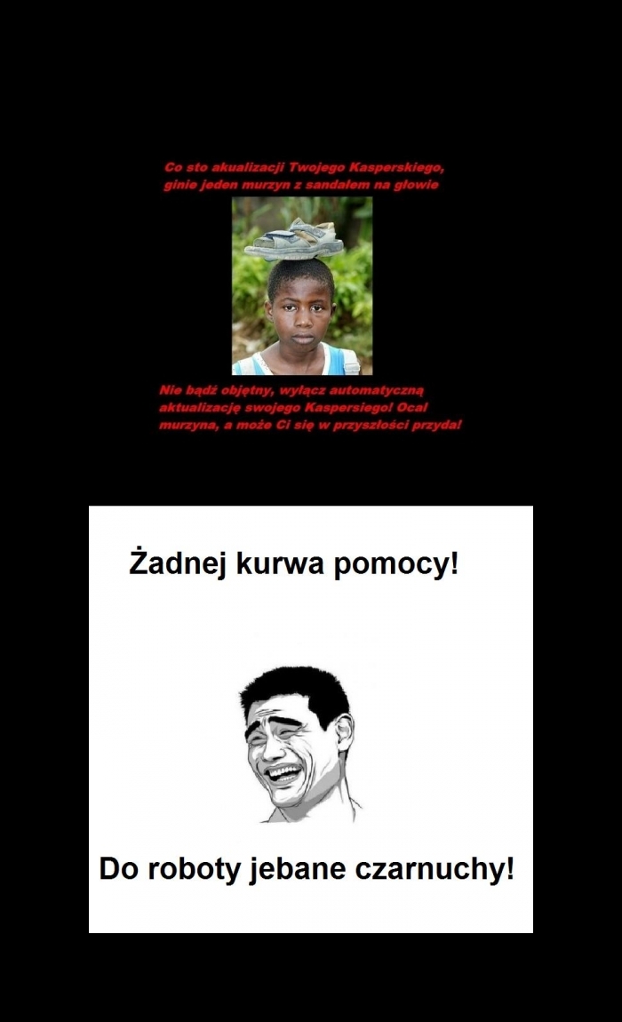 Jeba? czarnuchów