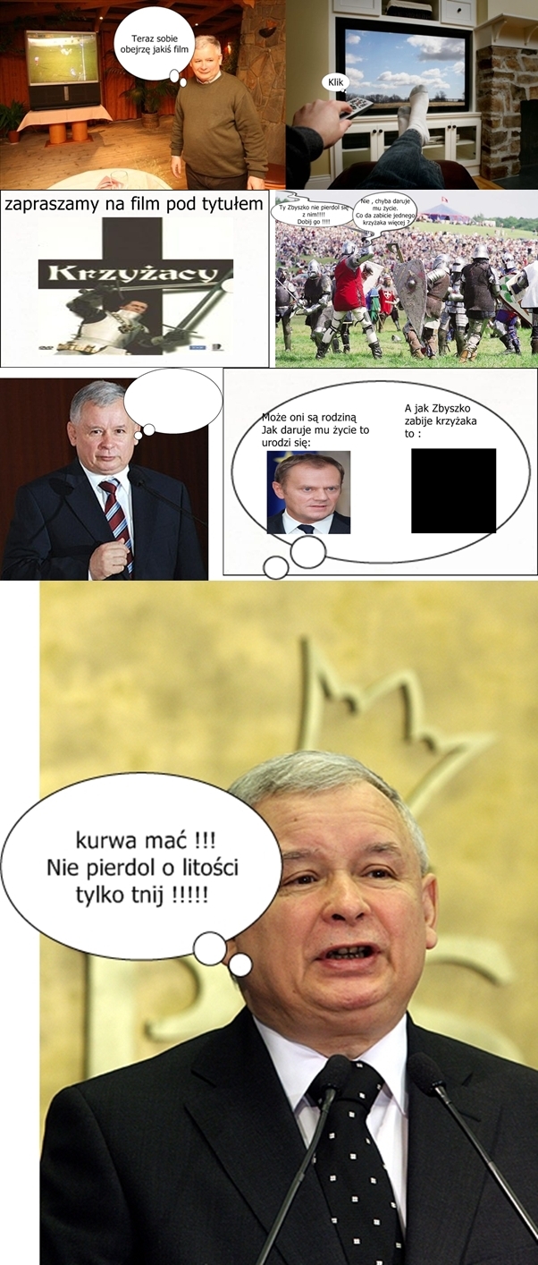 Jarek ogl?da telewizj?