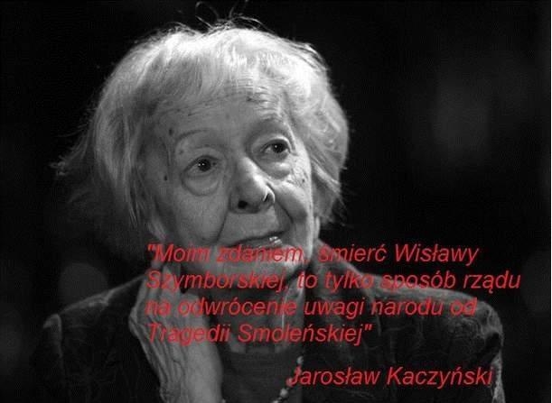 ?mier? Wis?awy Szymborskiej