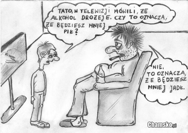 Wzrost ceny alkoholu