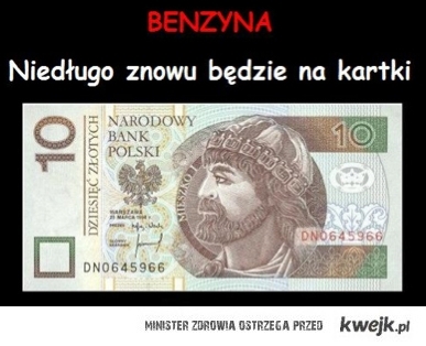 Paliwo na kartki