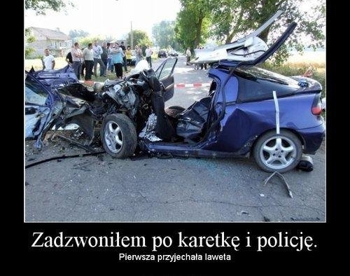 Zadzwoni?em po karetk? i policj?.