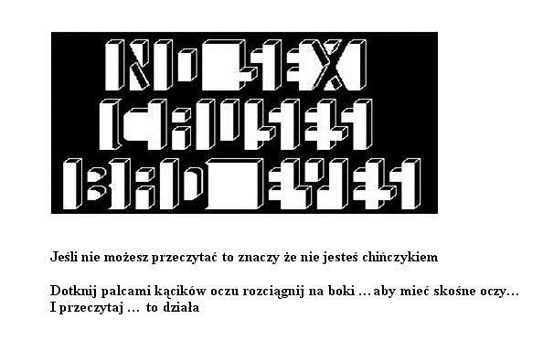 sprawdz czy potrafisz czytac