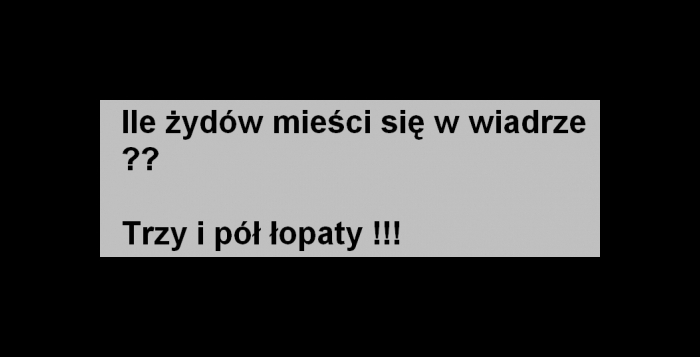 Zydzi i wiaderko