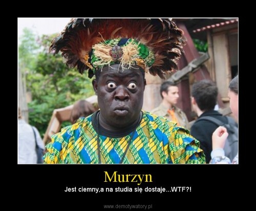 Murzyn na studiach