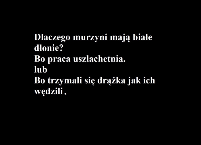 Murzyny=syf