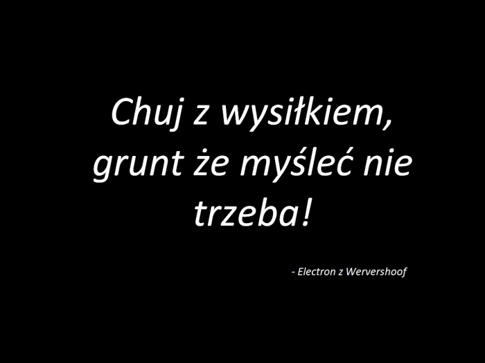 Ch... z wysilkiem
