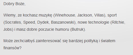 Dobry Bo?e...