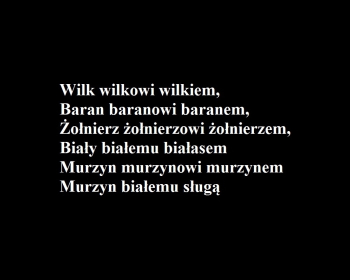 Teoria o murzynach