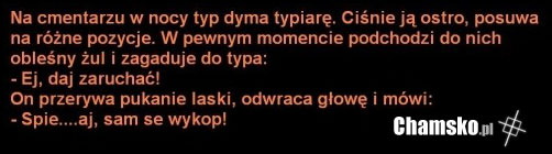Akcja na cmentarzu