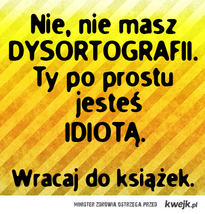 Dysortografia