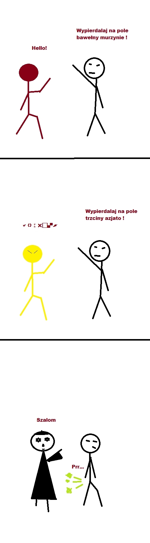 murzyn,azjata,?yd- dus si? i wypierdalaj !